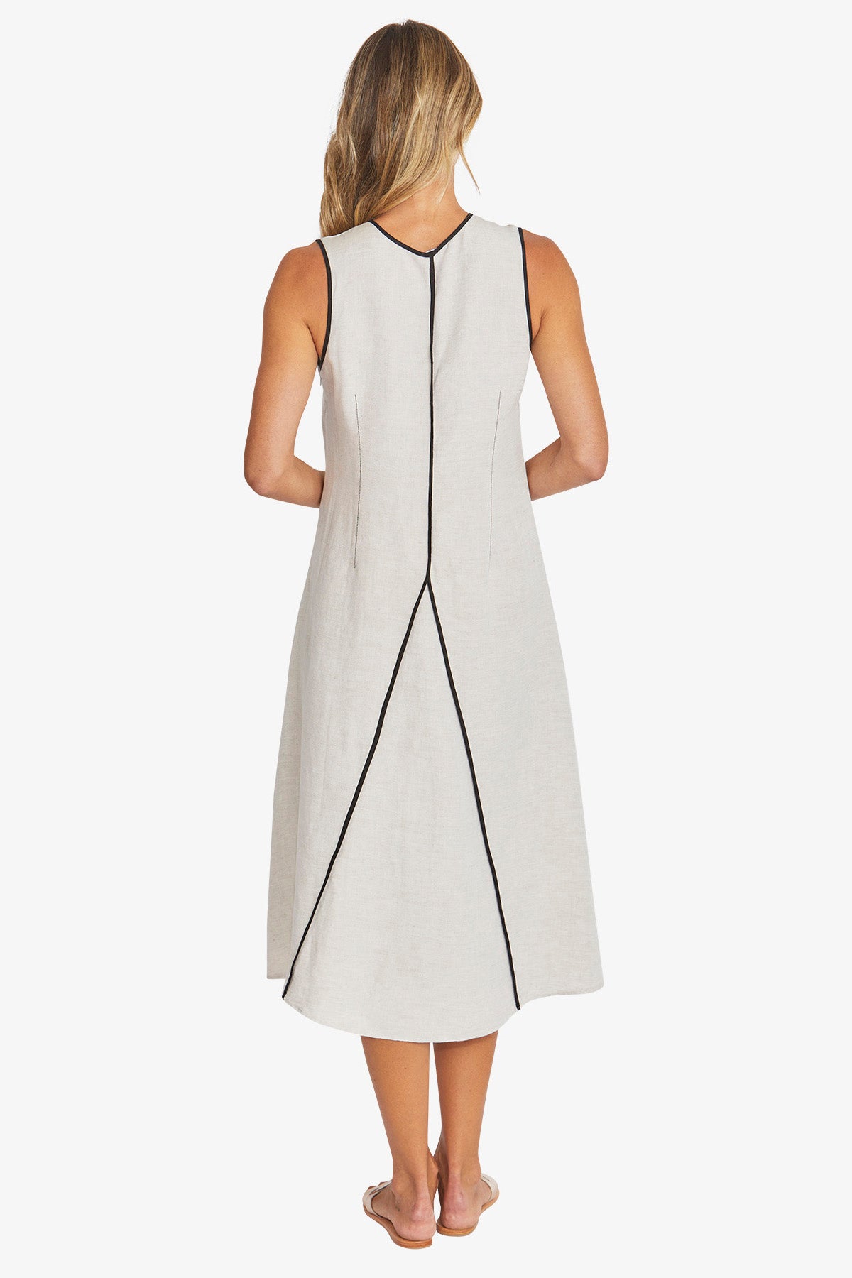 
                  
                    SARAH DRESS-NATURAL LINEN
                  
                