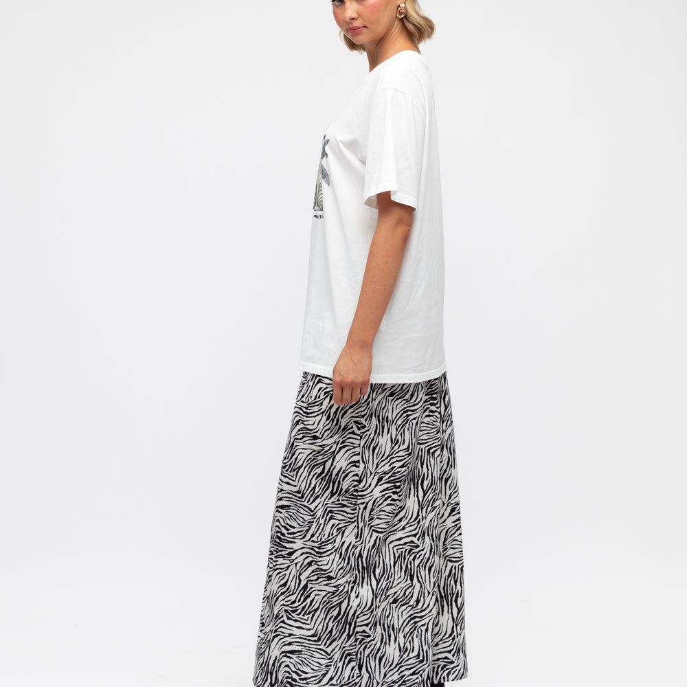 
                  
                    Paper Heart Zebra Print Skirt -Pre order due June 10
                  
                
