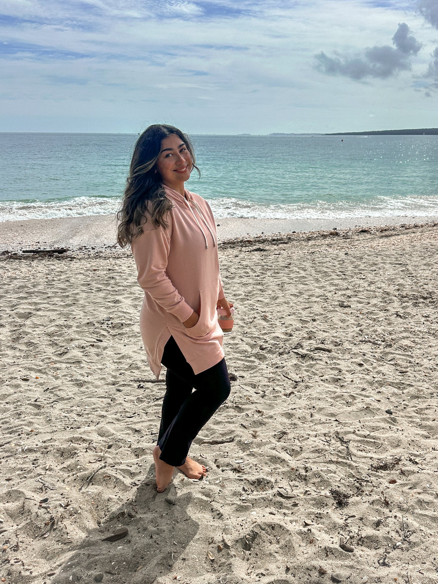 
                  
                    Cozy Up Long Womens Hoodie-Blush(pink) -Pre Order due Early May
                  
                