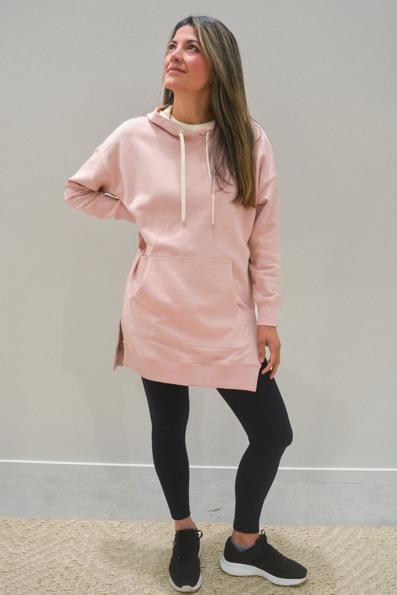 
                  
                    Cozy Up Long Womens Hoodie-Blush(pink) -Pre Order due Early May
                  
                