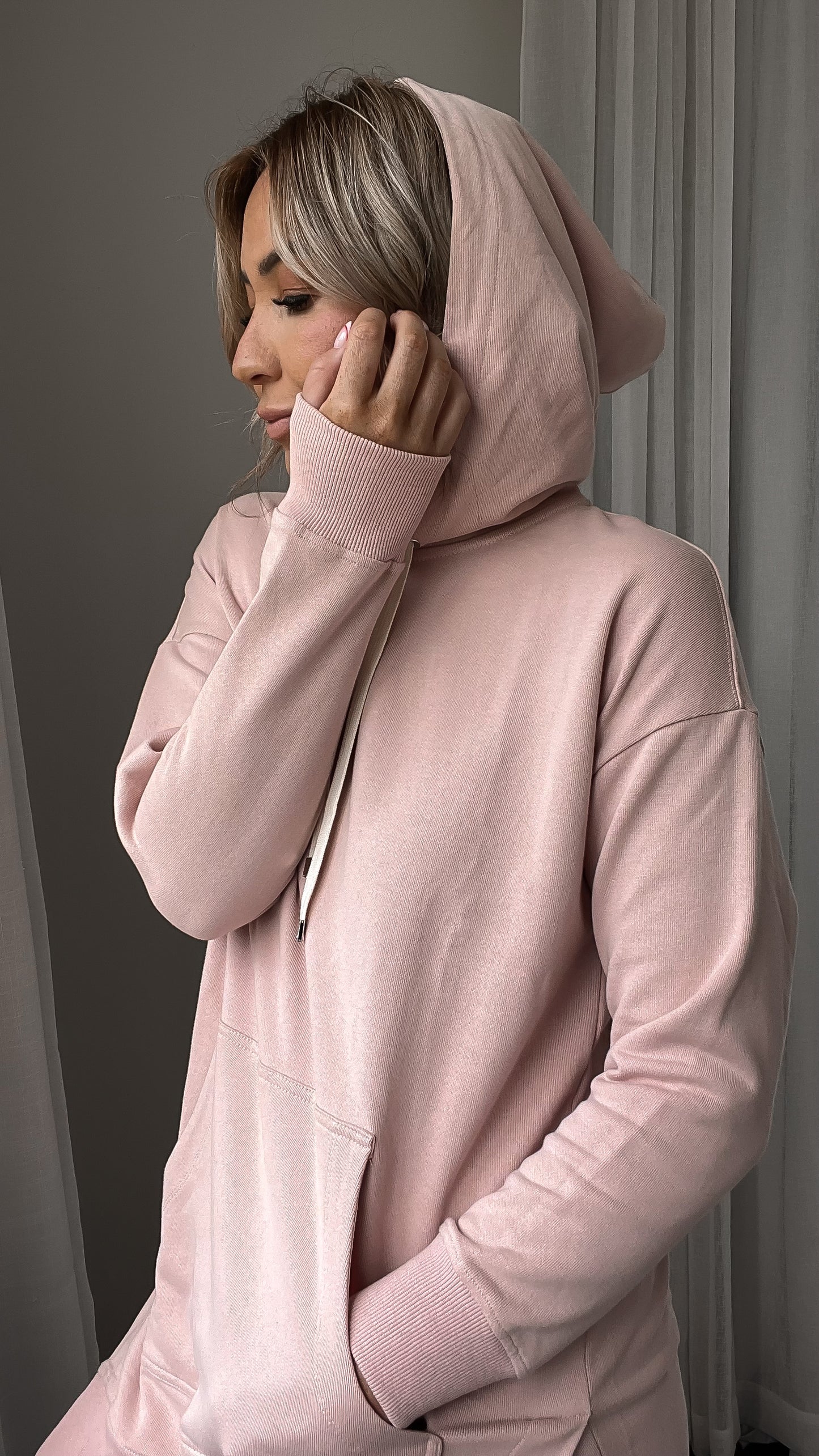 
                  
                    Cozy Up Long Womens Hoodie-Blush(pink) -Pre Order due Early May
                  
                