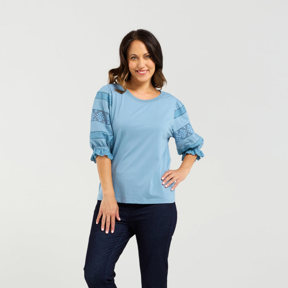 Amber Top-Blue