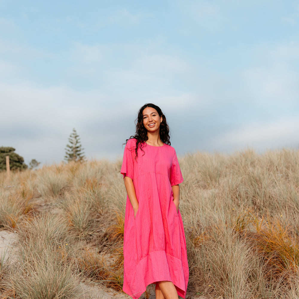 
                  
                    Selena Dress-Pink
                  
                