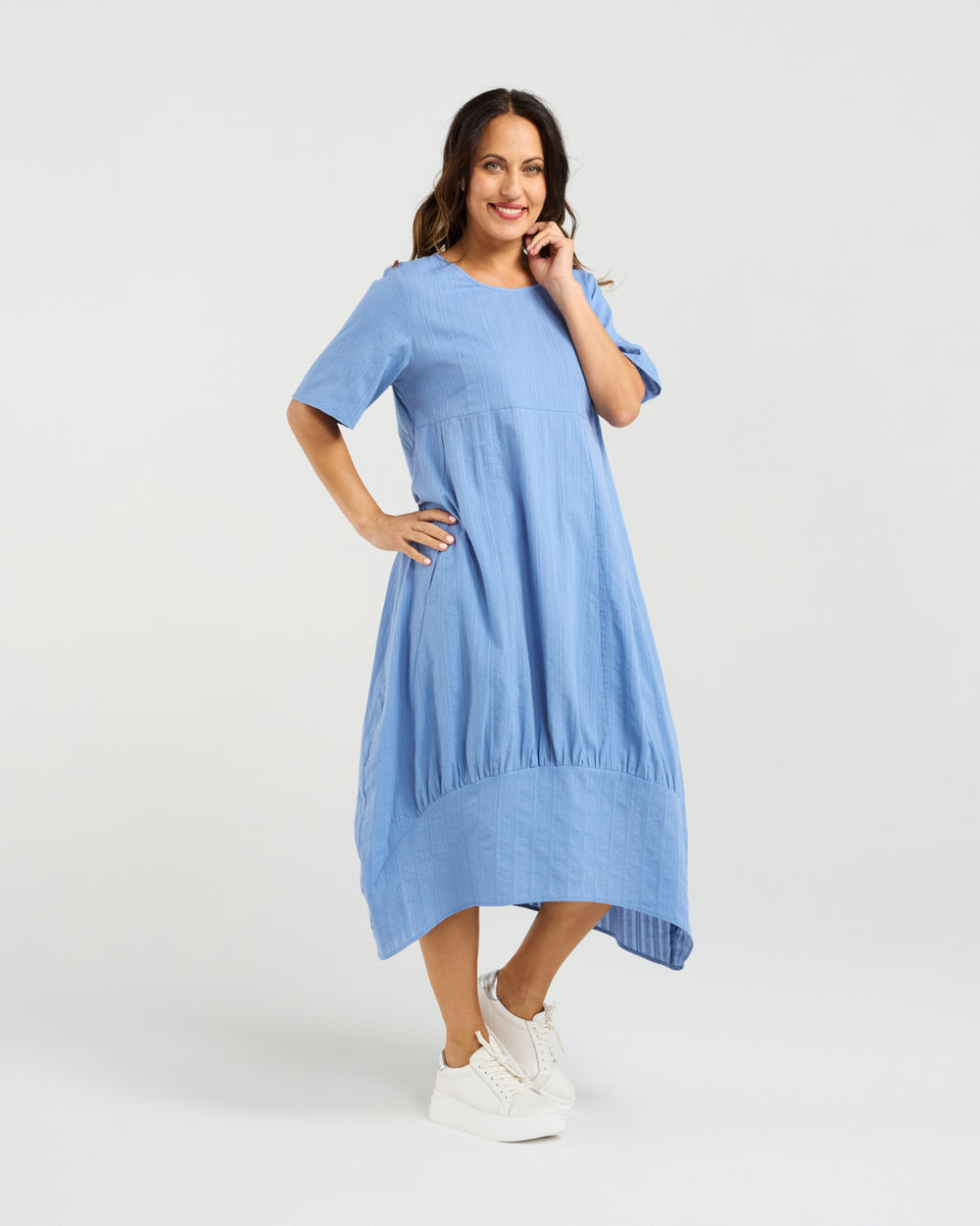 Selena Dress-Blue