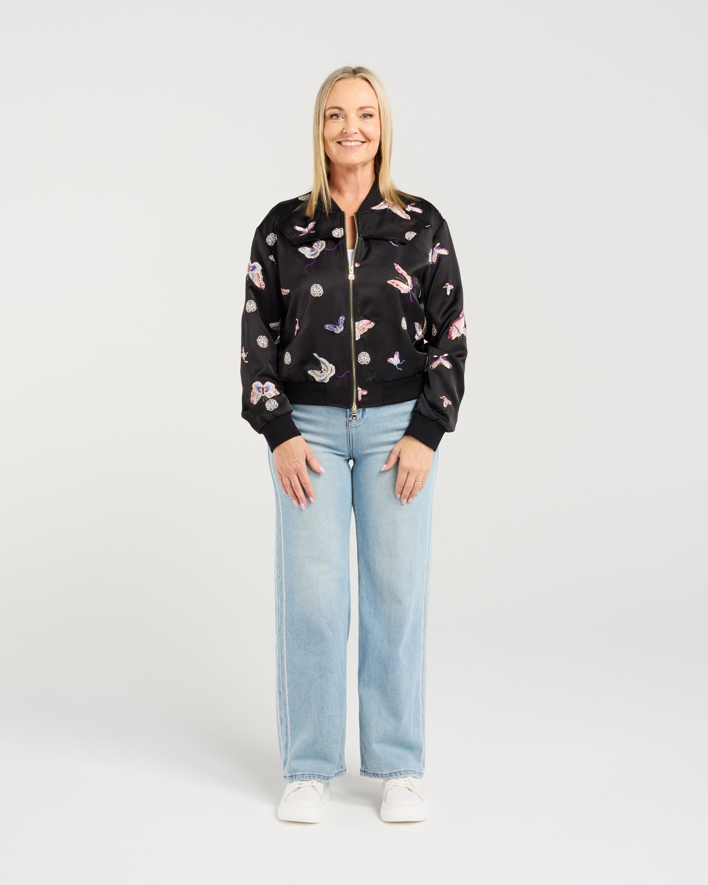 
                  
                    Camille Jacket-Midnight Veil
                  
                