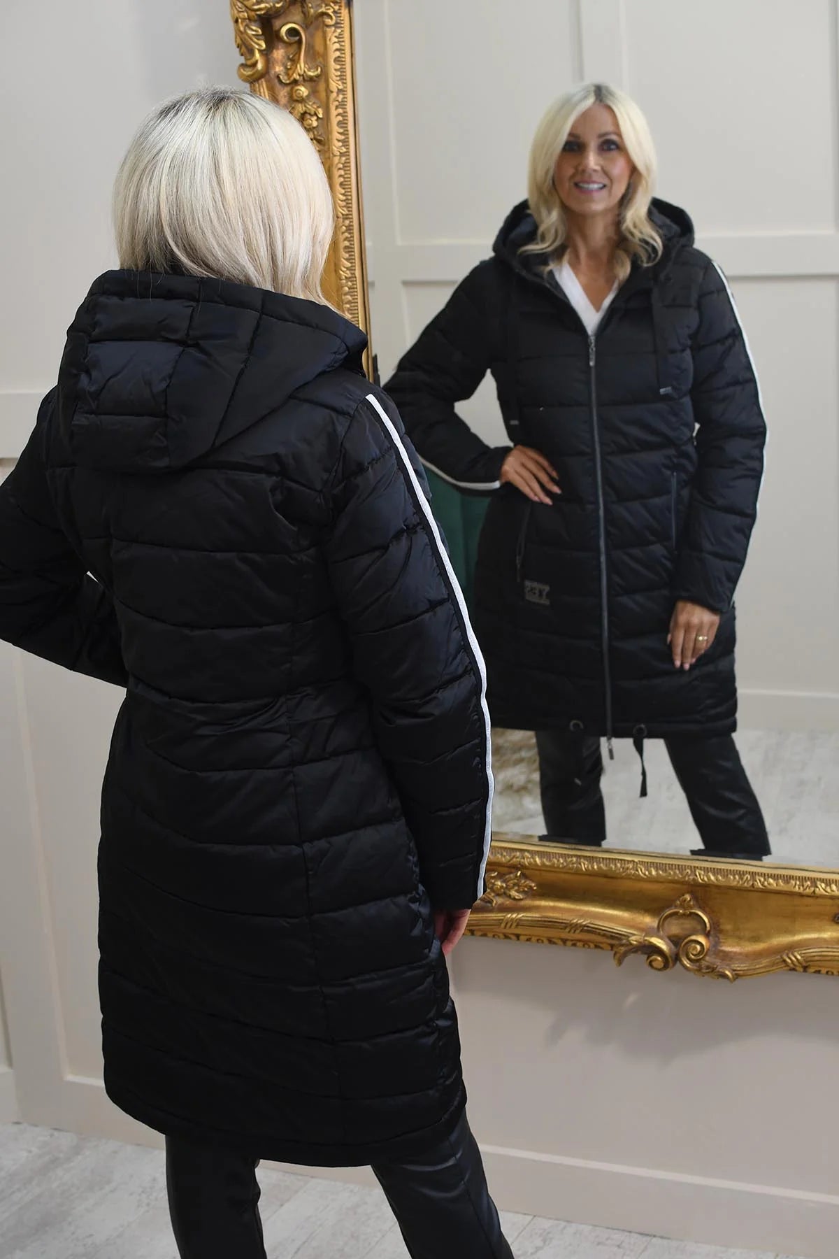 
                  
                    Monari  Black Padded 'Yes' Coat 808246
                  
                