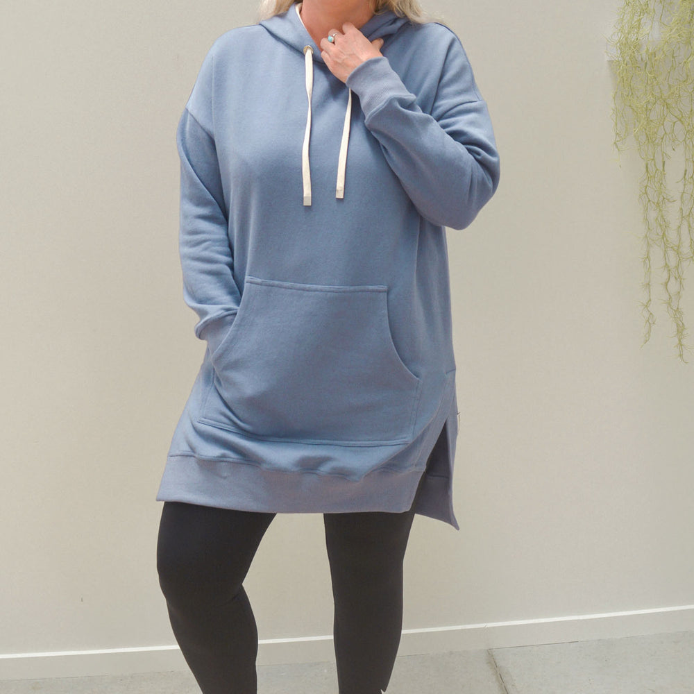 
                  
                    Cozy Up Long Womens Hoodie-Sky -Pre Order due April
                  
                