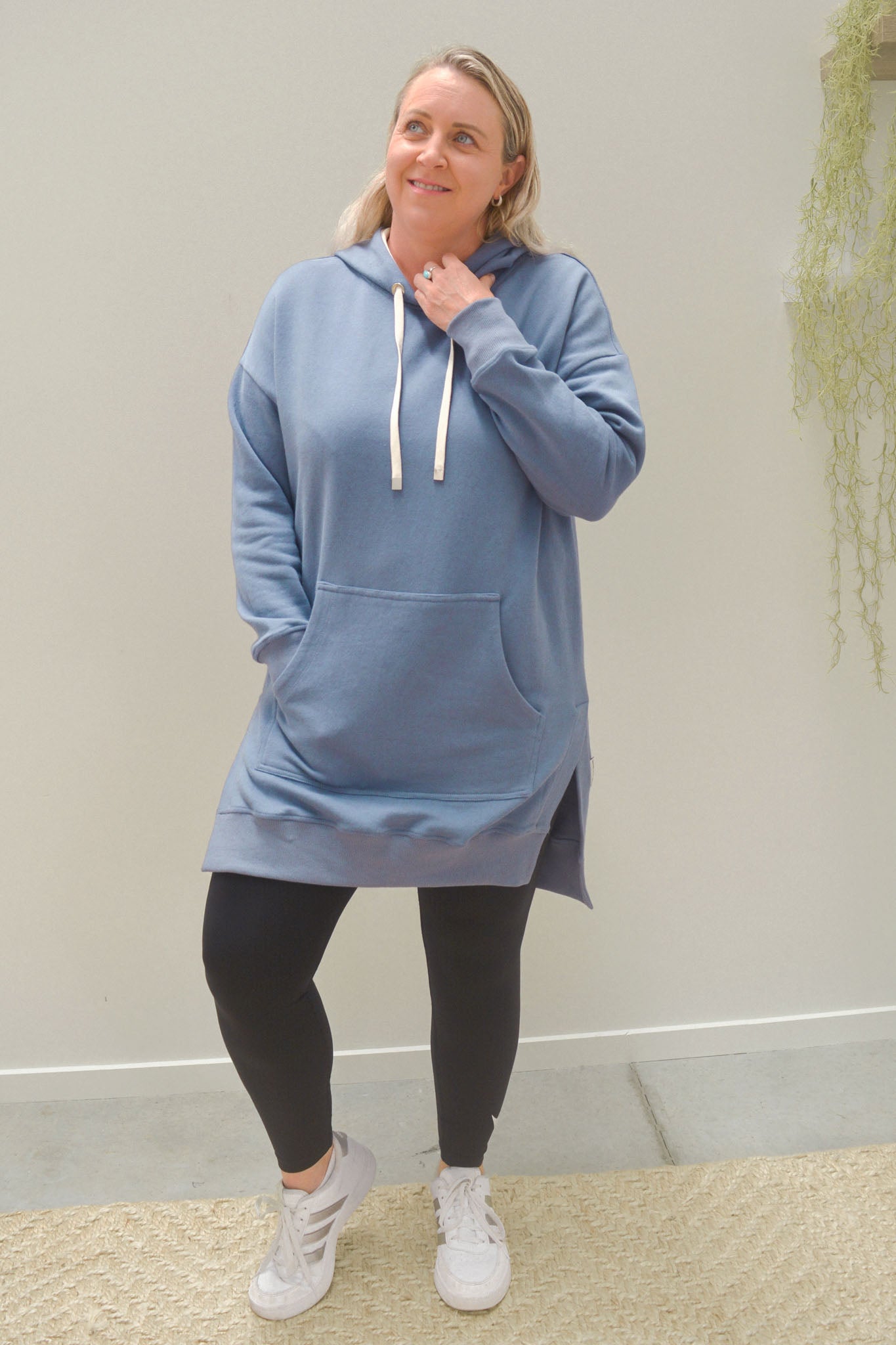 
                  
                    Cozy Up Long Womens Hoodie-Sky -Pre Order due April
                  
                