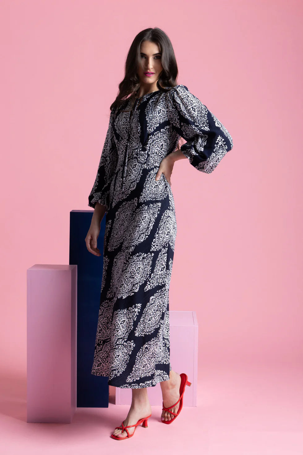 
                  
                    ELEGANT DRESS-Navy Whisper
                  
                