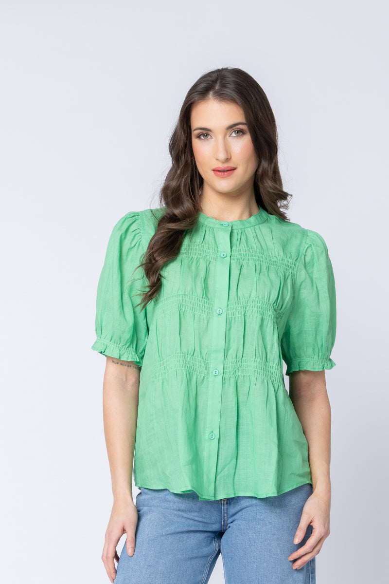 
                  
                    BONITA BLOUSE-EMERALD
                  
                