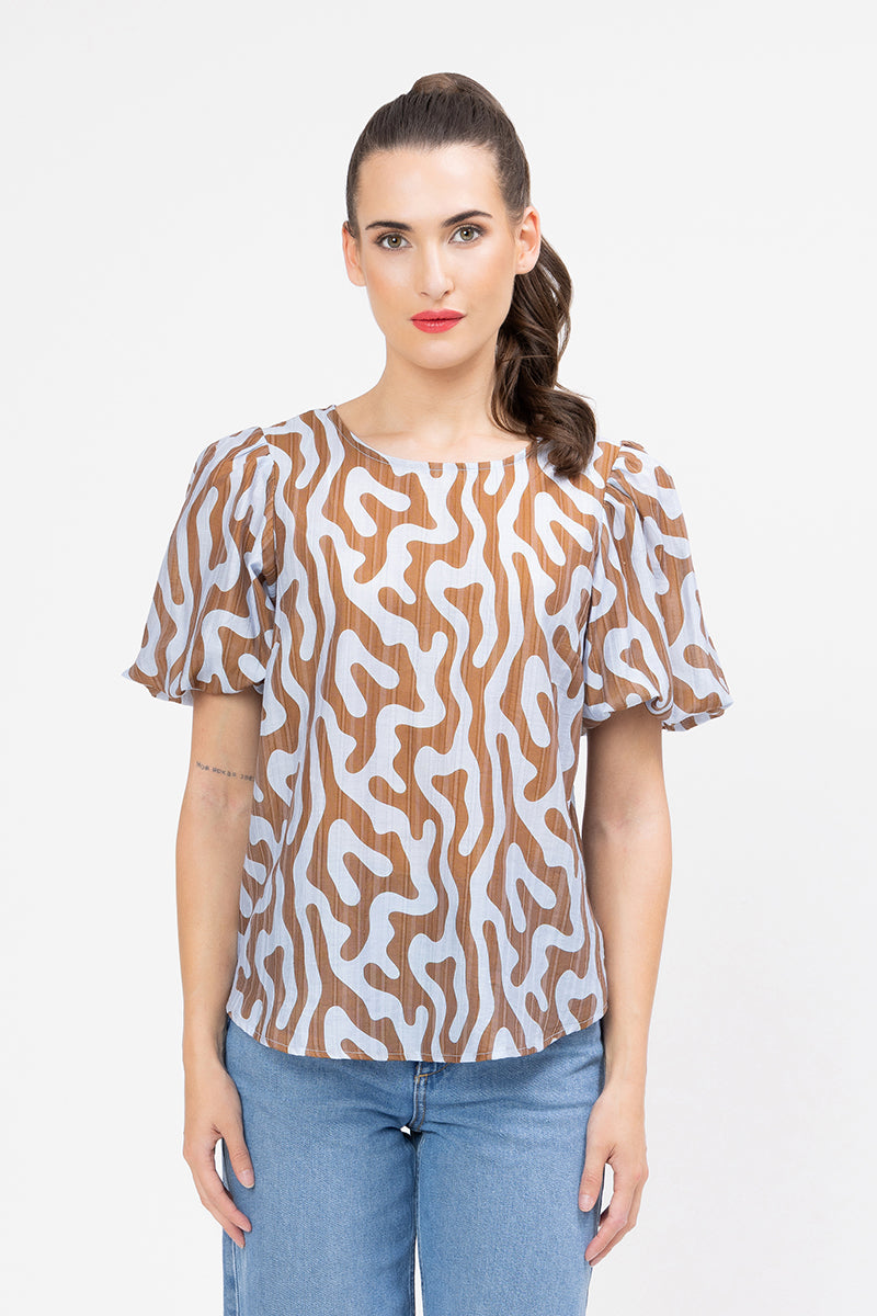 
                  
                    RELAXED CAREFREE TOP-Chai Wave
                  
                