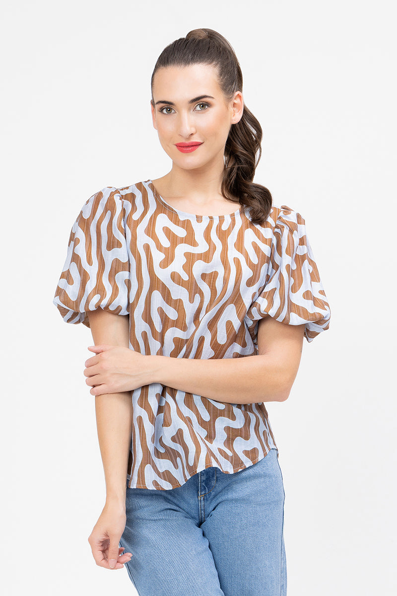 RELAXED CAREFREE TOP-Chai Wave