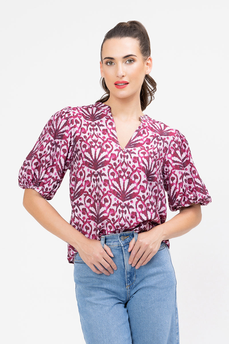 VACATION TOP-Plum