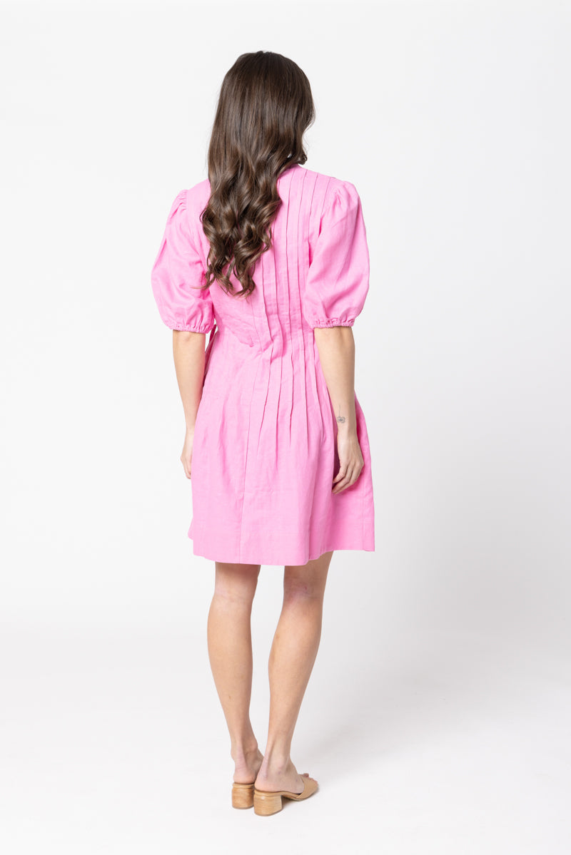 
                  
                    INDULGENT SHIRT DRESS-BUBBLEGUM
                  
                