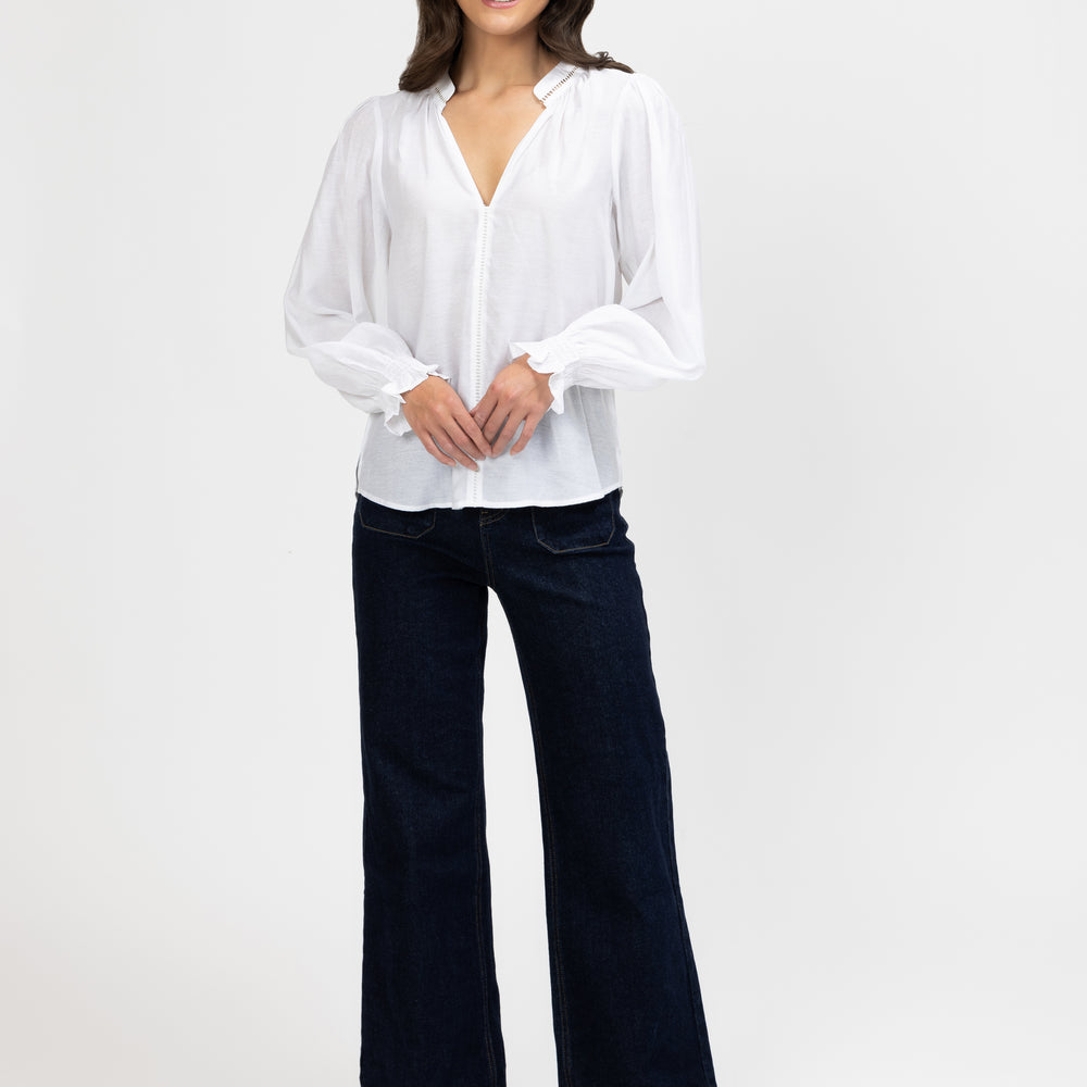 
                  
                    Addyson LS Top-White Texture
                  
                