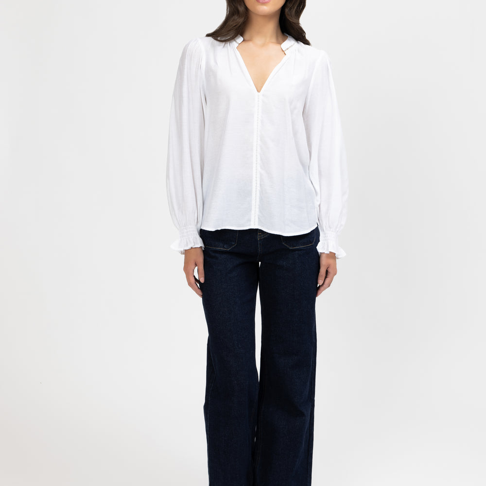 
                  
                    Addyson LS Top-White Texture
                  
                