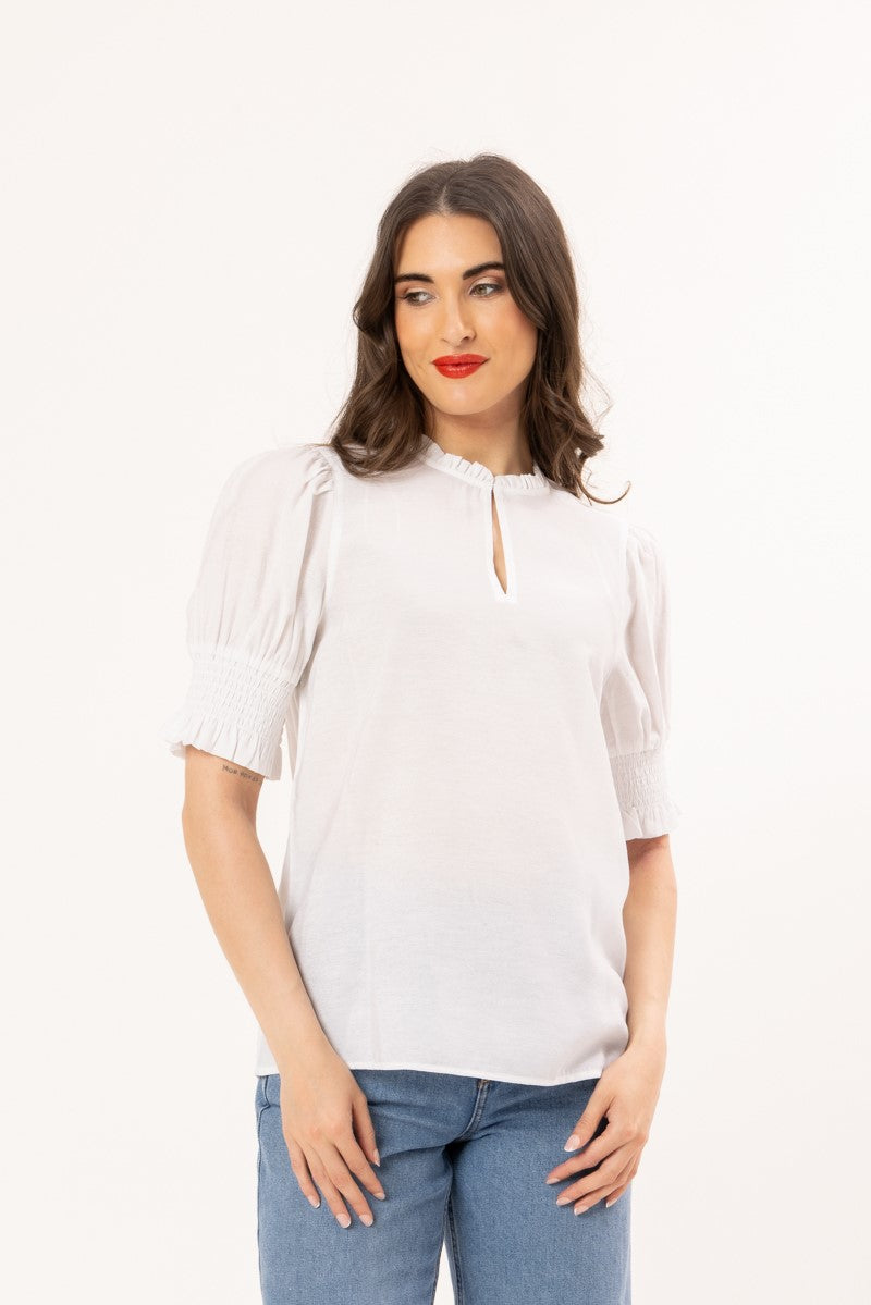 
                  
                    MOVEMENT BLOUSE-WHITE
                  
                