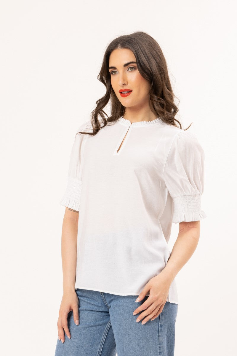 
                  
                    MOVEMENT BLOUSE-WHITE
                  
                