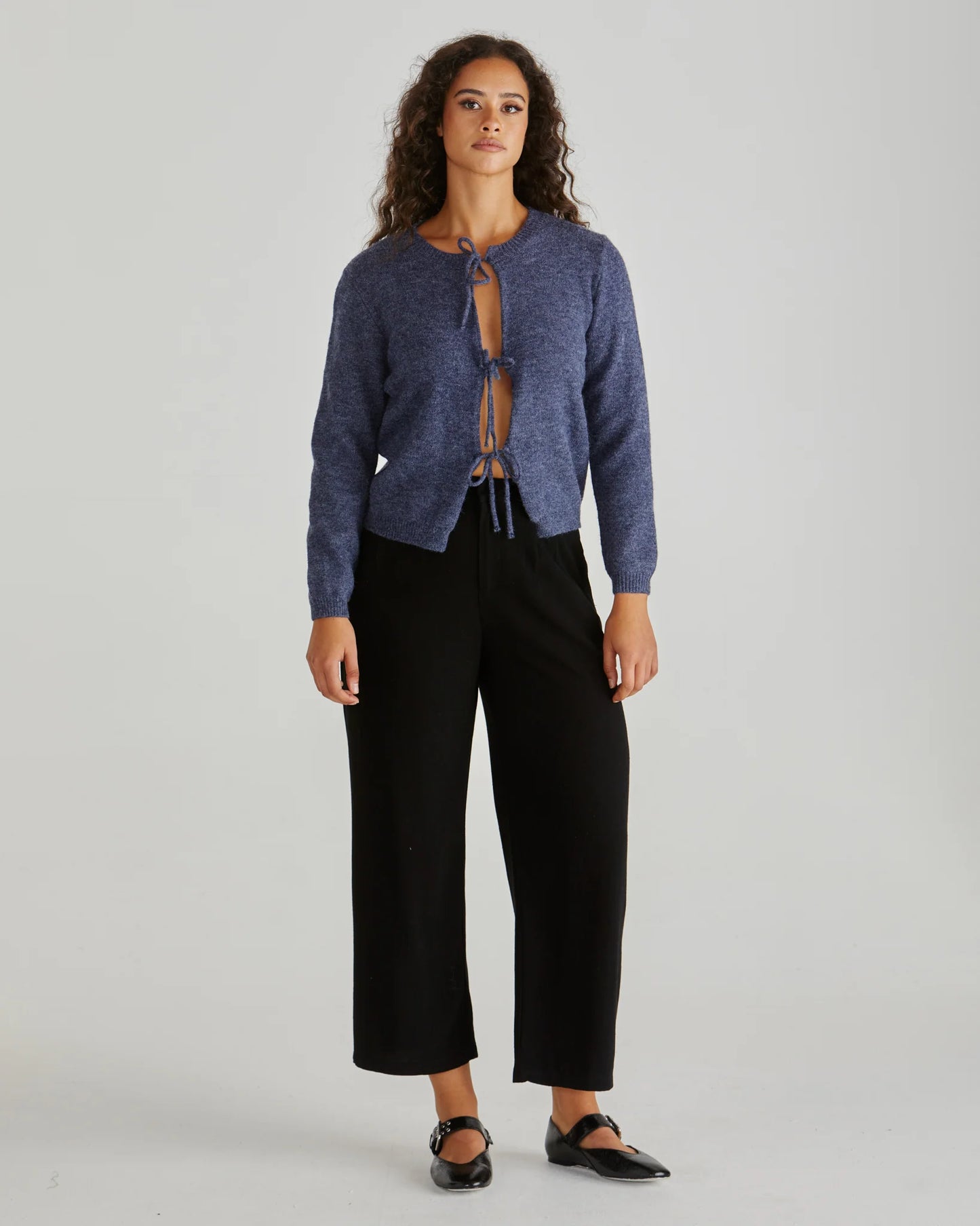 
                  
                    Greta Cardi - Navy Marle
                  
                