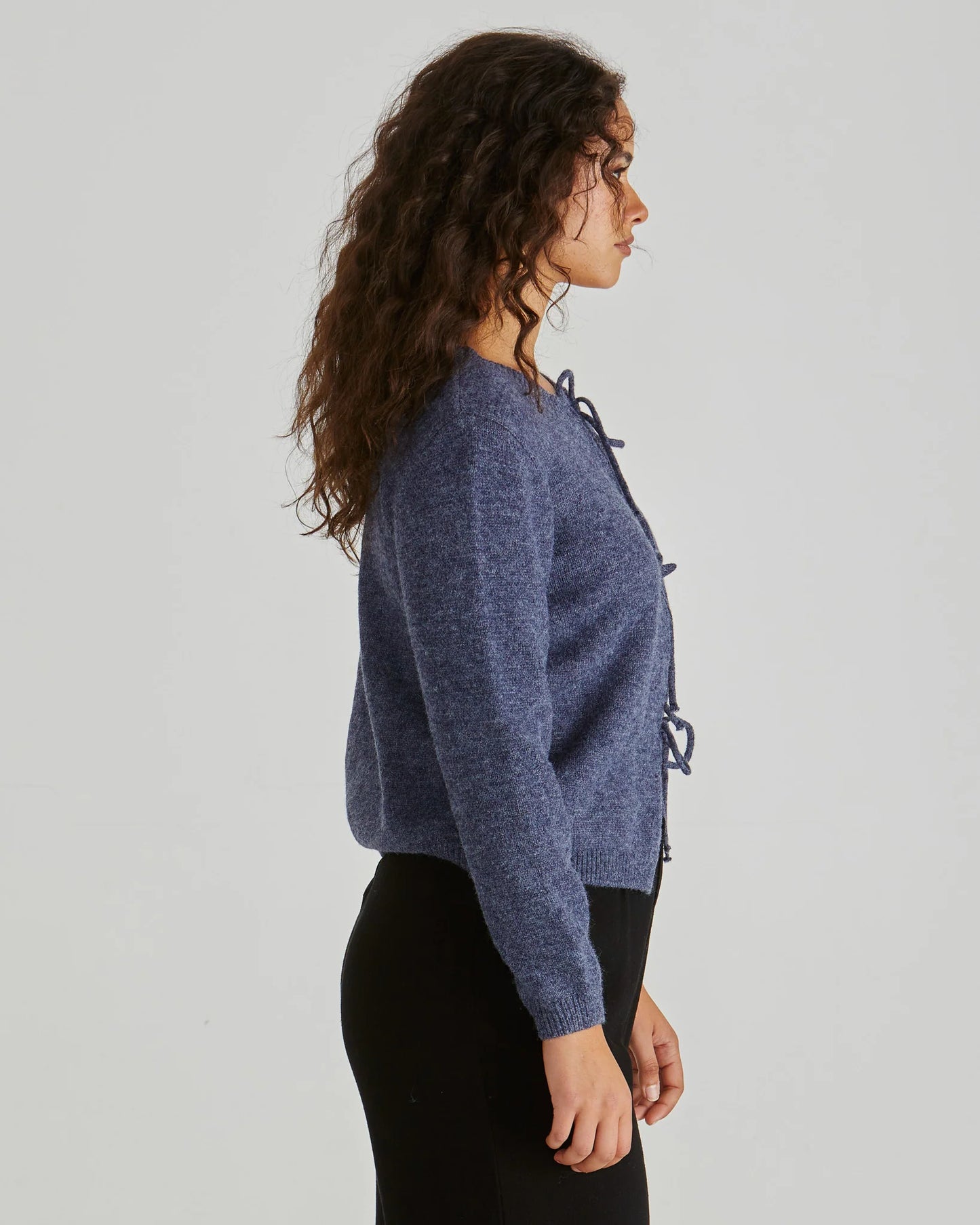 
                  
                    Greta Cardi - Navy Marle
                  
                