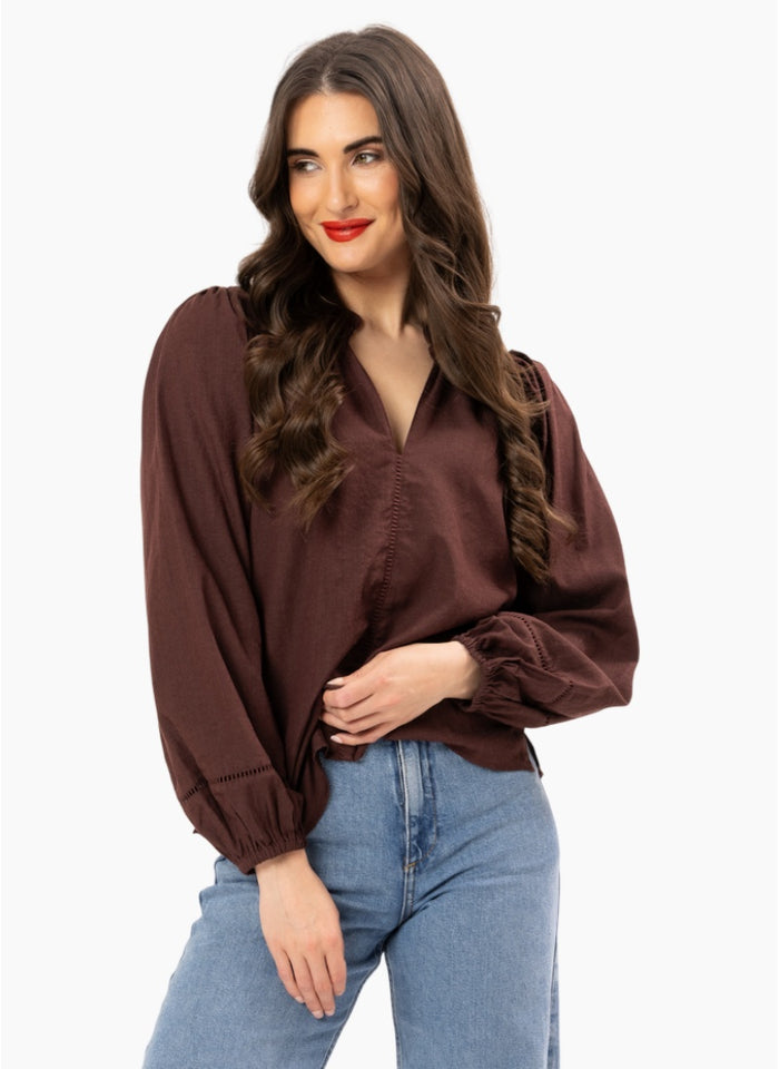 
                  
                    SYLVIE TOP-CHOCOLATE
                  
                