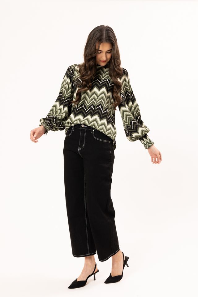 
                  
                    MOVEMENT BLOUSE -FORREST STRIPE
                  
                