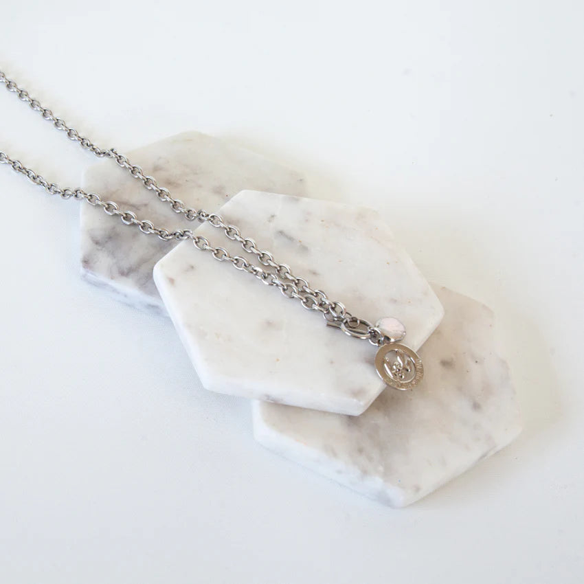 French Lab Style Tinkerbell necklace