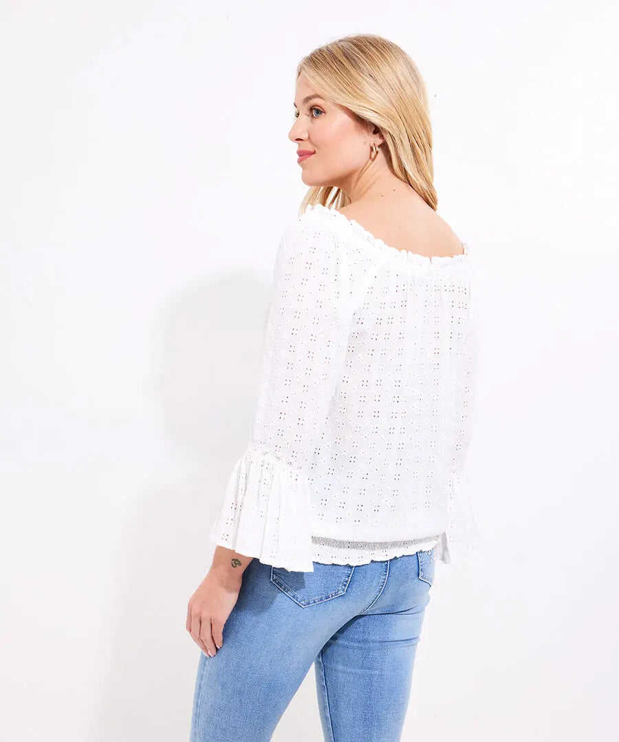 
                  
                    Prettiest Broderie Top
                  
                
