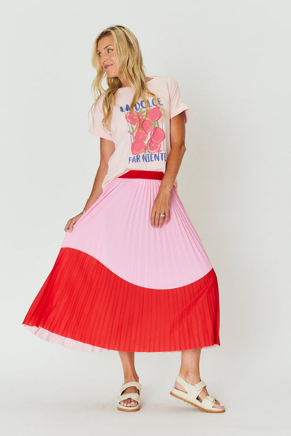 LILIAN PLEATED SKIRT