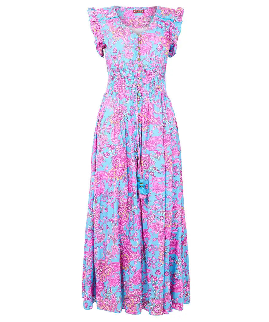 
                  
                    Aline Sequin Printed Boho Maxi Dress
                  
                