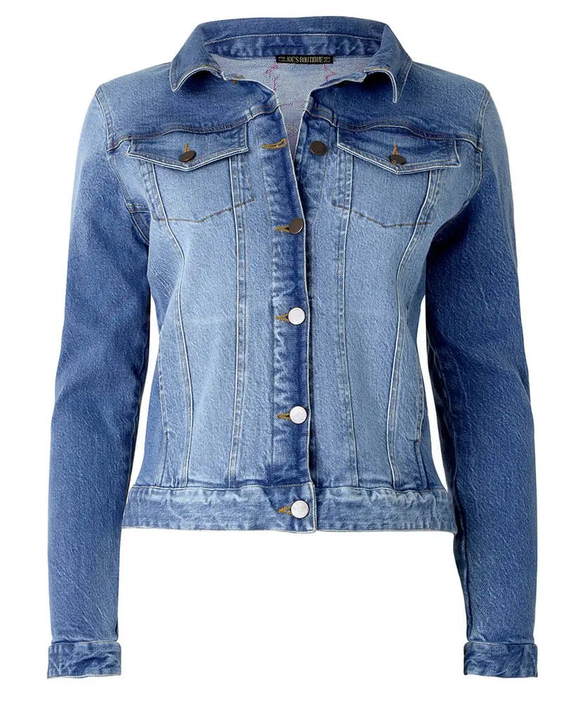 
                  
                    Boutique Tallulah Embroidered Denim Jacket
                  
                