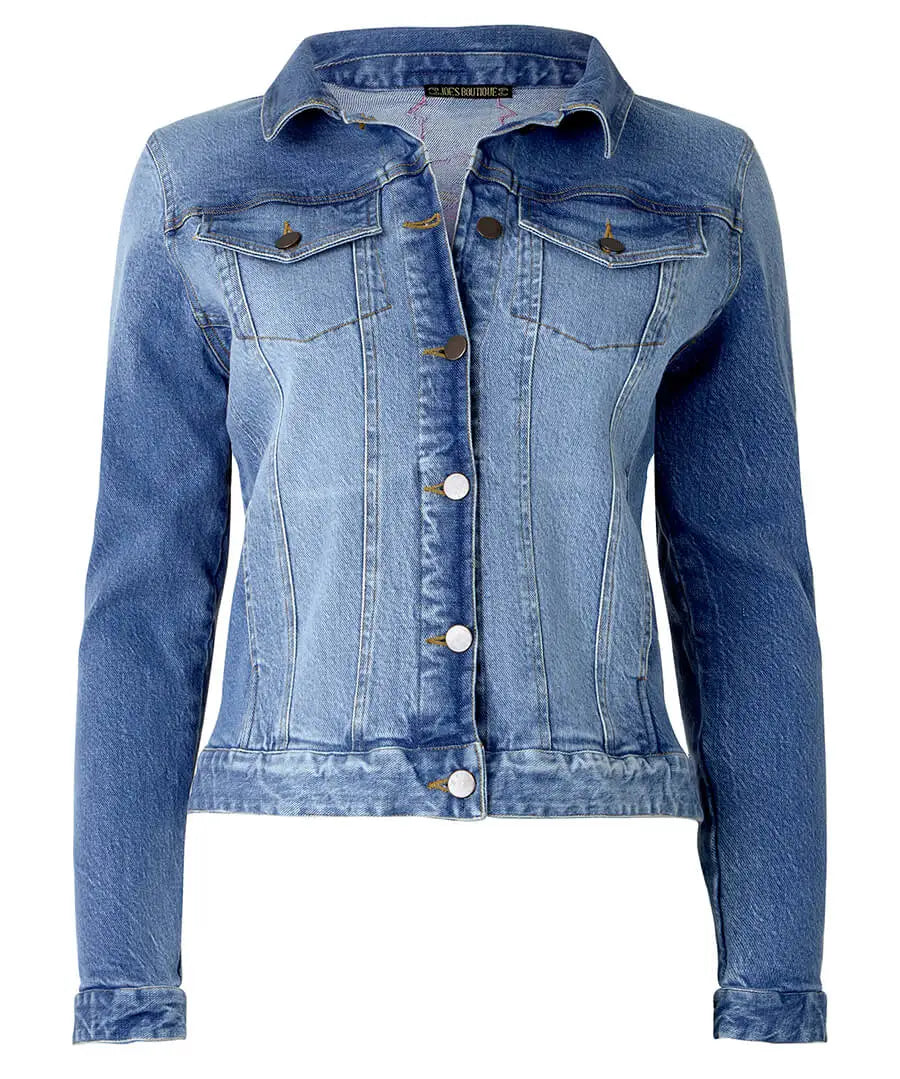 
                  
                    Boutique Tallulah Embroidered Denim Jacket
                  
                