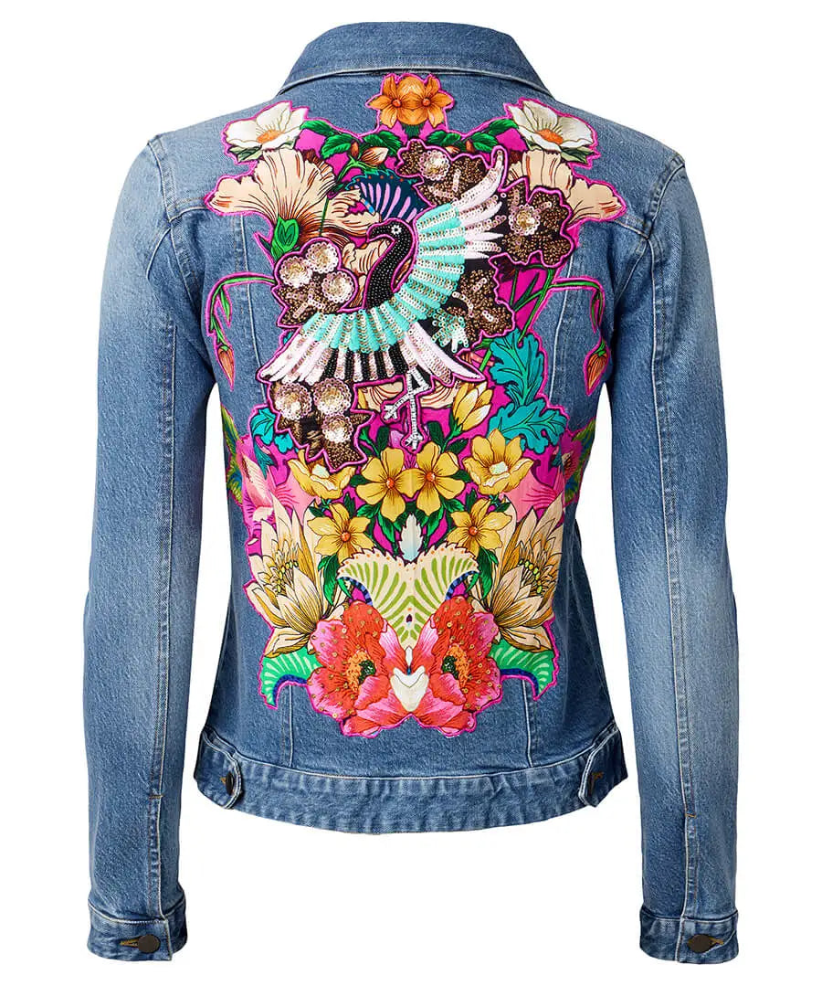 
                  
                    Boutique Tallulah Embroidered Denim Jacket
                  
                