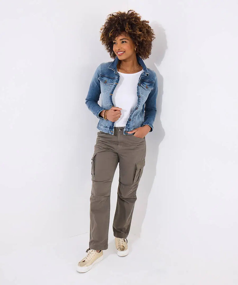 
                  
                    Boutique Tallulah Embroidered Denim Jacket
                  
                