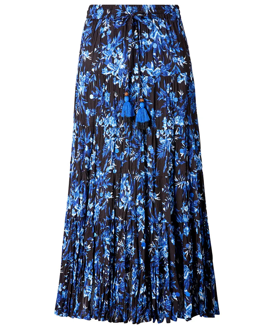 
                  
                    AUTUMN BLUES MAXI SKIRT-BLUE
                  
                