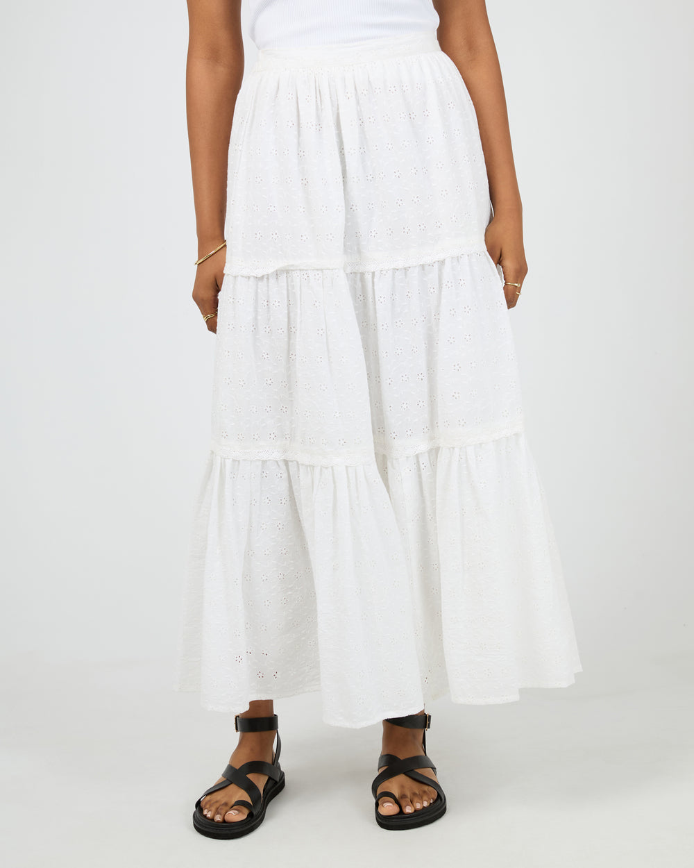 Winslet Maxi Skirt -White