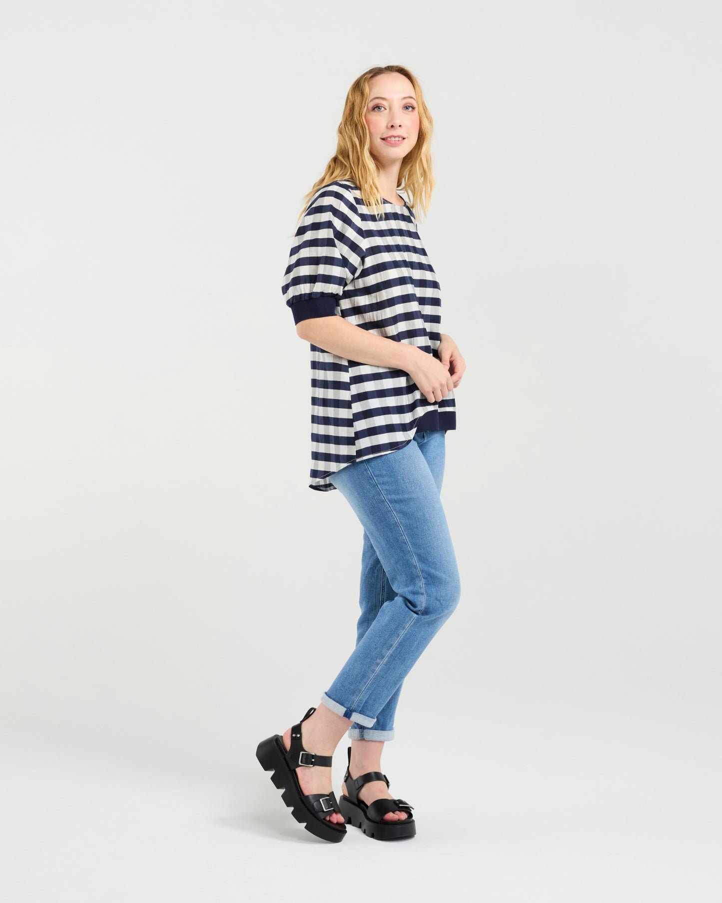 
                  
                    Havana Top-Navy Check
                  
                