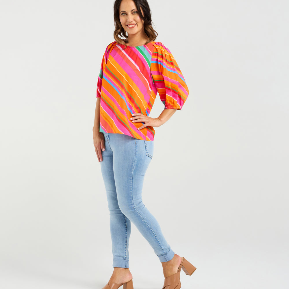 
                  
                    Willow Top-Dynamic Stripe
                  
                