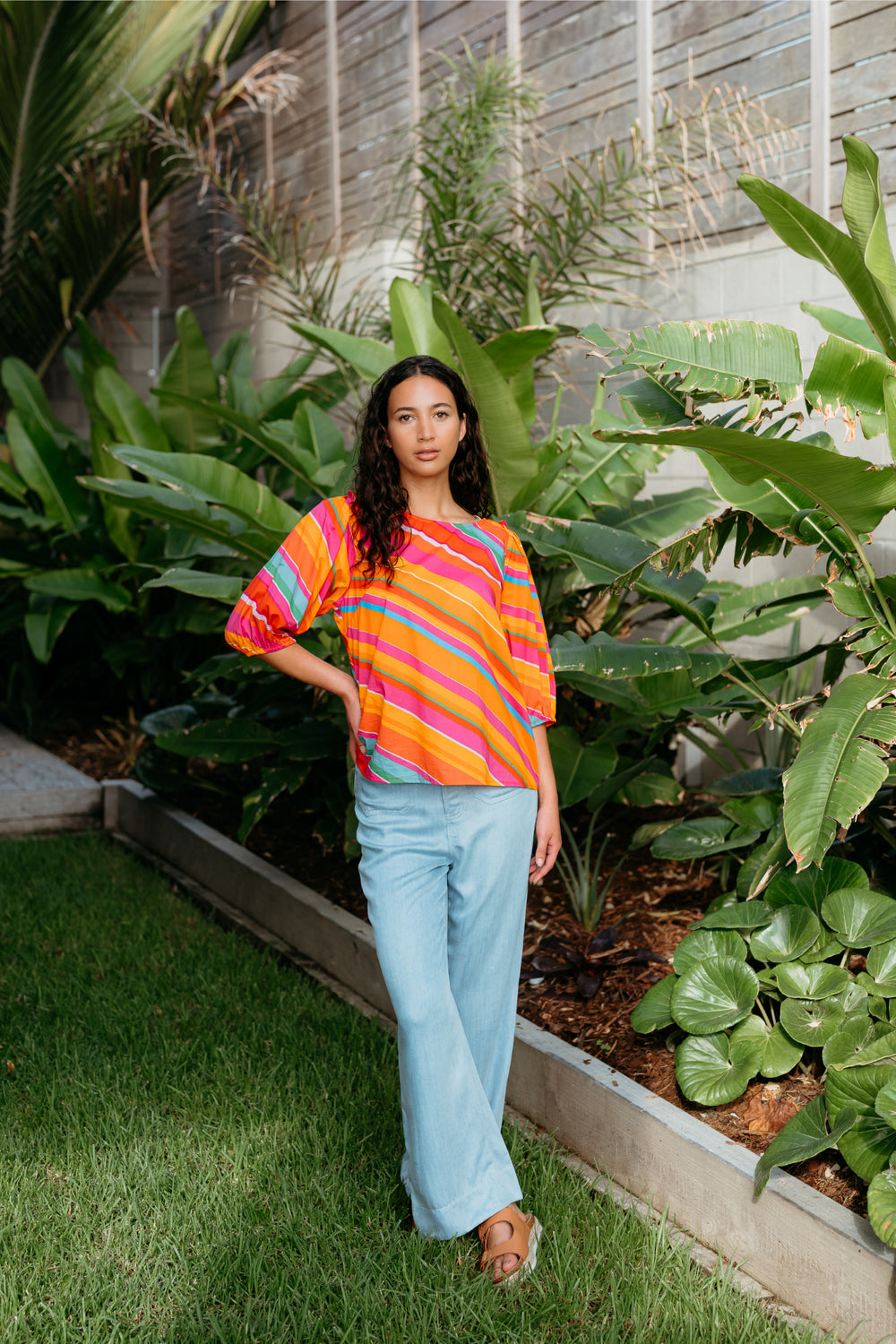 Willow Top-Dynamic Stripe