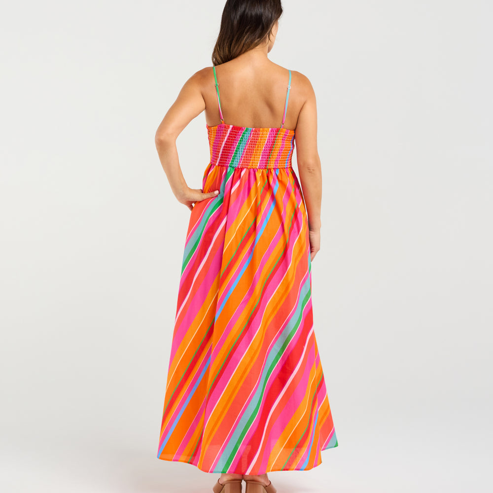 
                  
                    Clementine Dress-Dynamic Stripe
                  
                