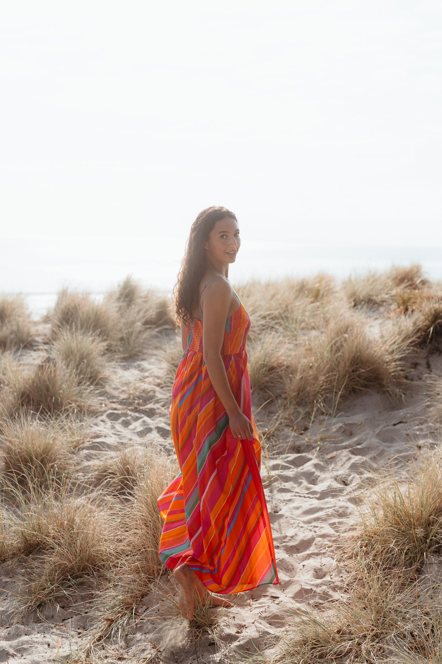 
                  
                    Clementine Dress-Dynamic Stripe
                  
                