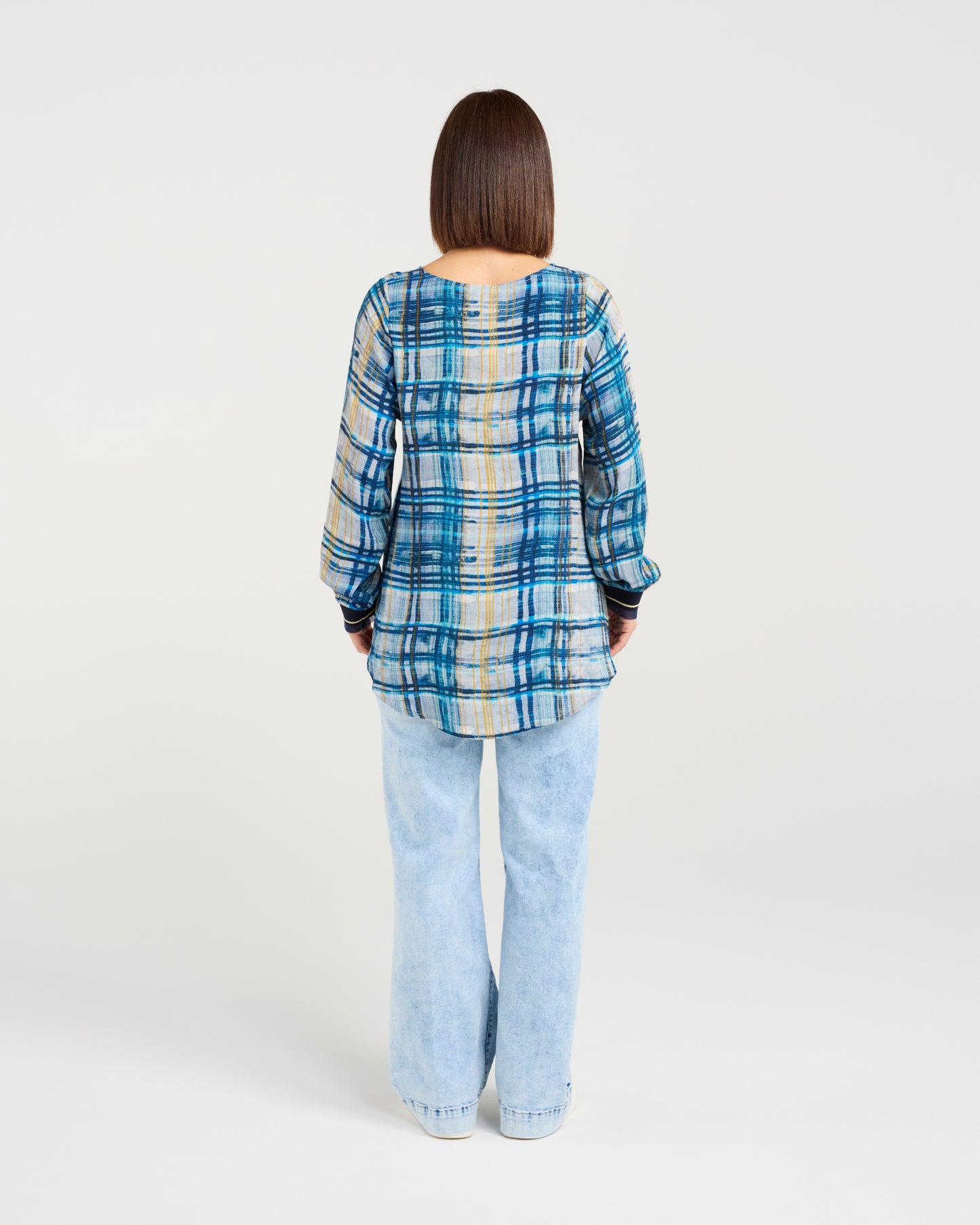
                  
                    Havana Top-Ocean Plaid
                  
                