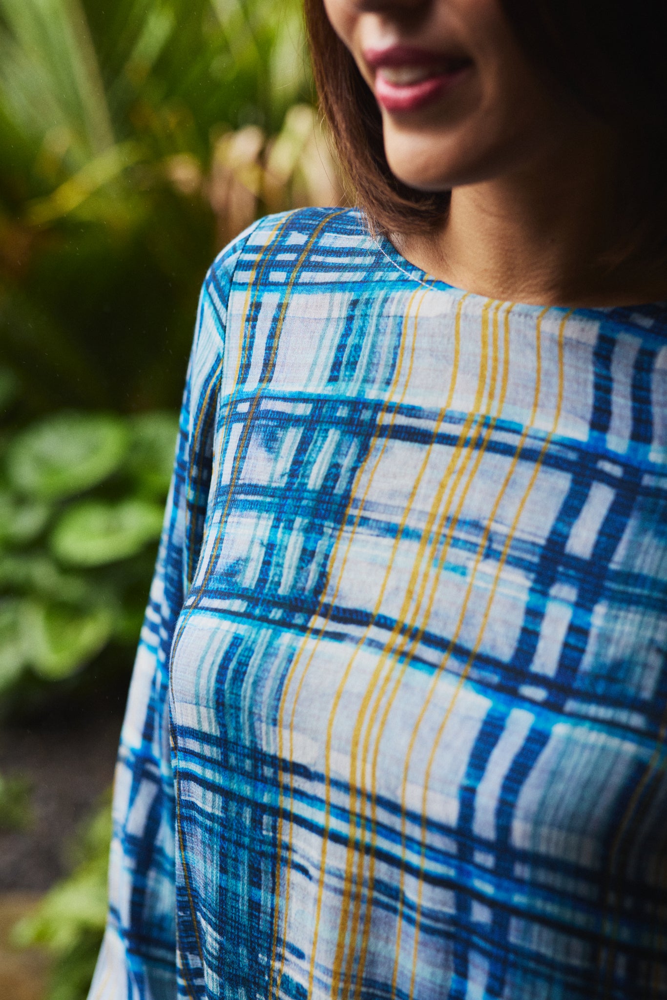 
                  
                    Havana Top-Ocean Plaid
                  
                