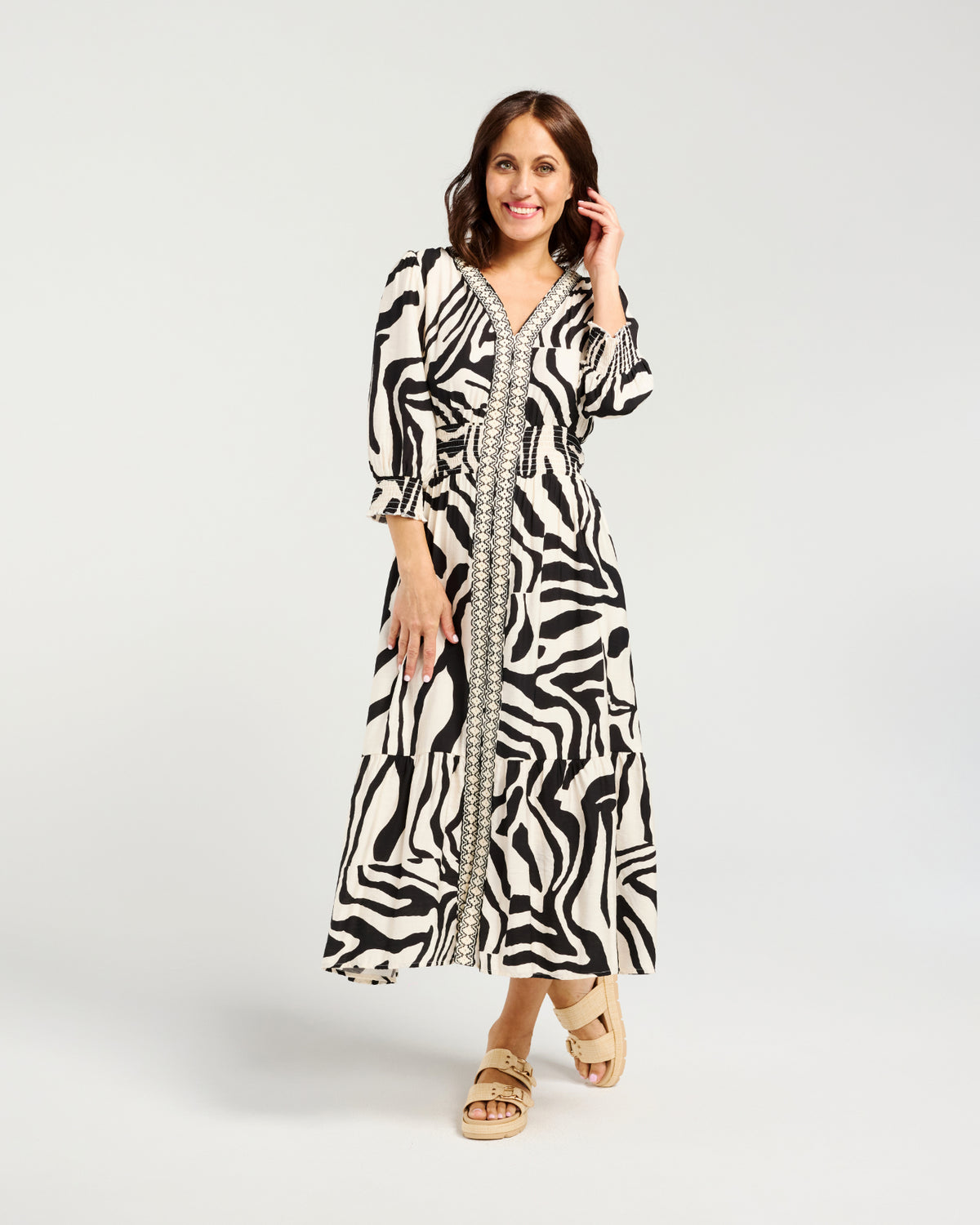 
                  
                    ZAFINA SERENA DRESS-BLACK RIPPLE
                  
                