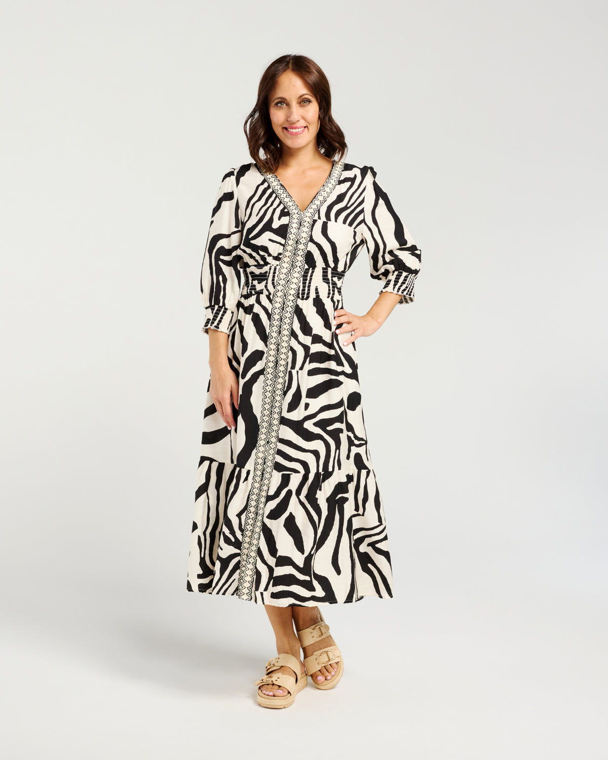 
                  
                    ZAFINA SERENA DRESS-BLACK RIPPLE
                  
                