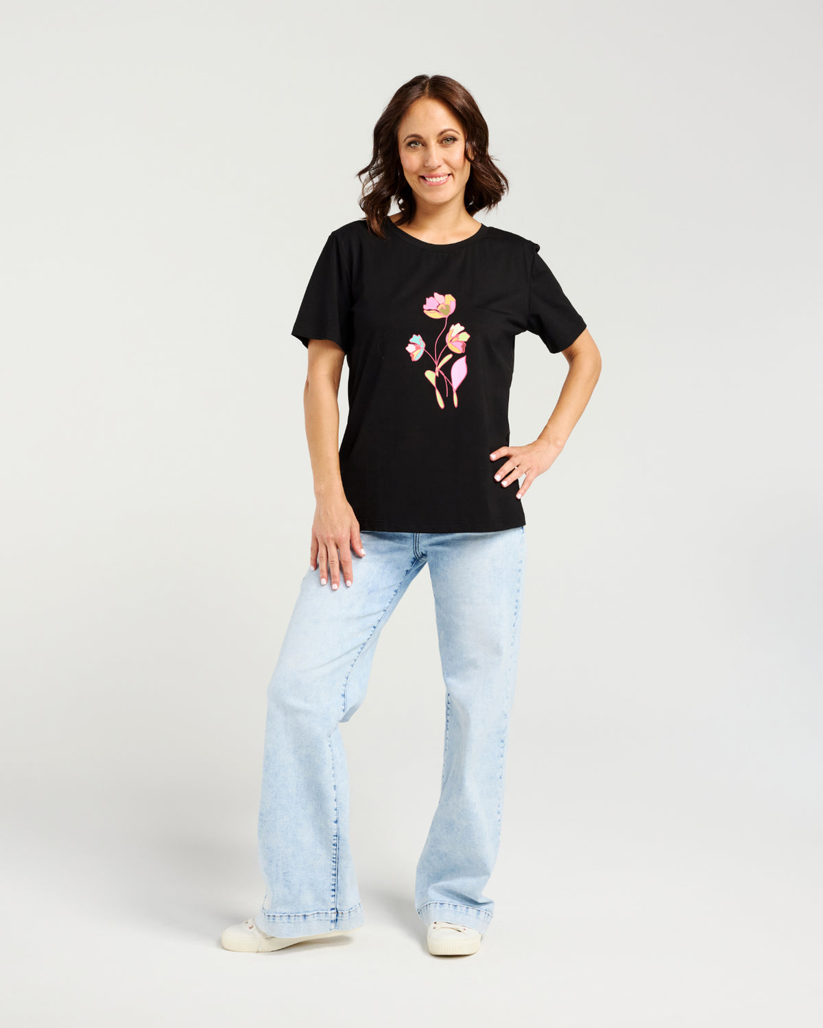 
                  
                    ZAFINA LARA TEE-BLACK
                  
                
