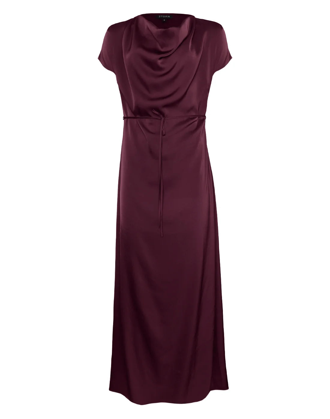 
                  
                    STORM Drape Front Maxi Dress-Raisin
                  
                
