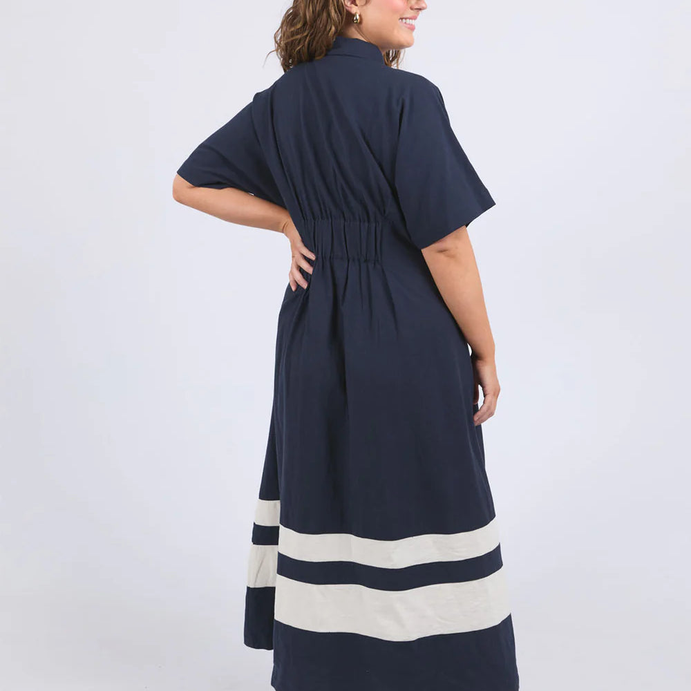 
                  
                    Scarlet Midi Dress in Navy
                  
                