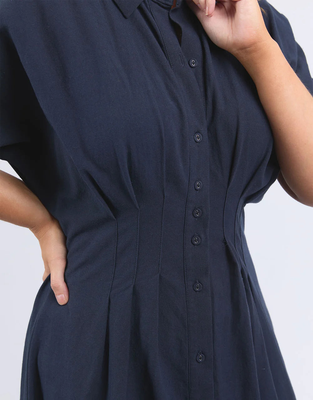 
                  
                    Scarlet Midi Dress in Navy
                  
                