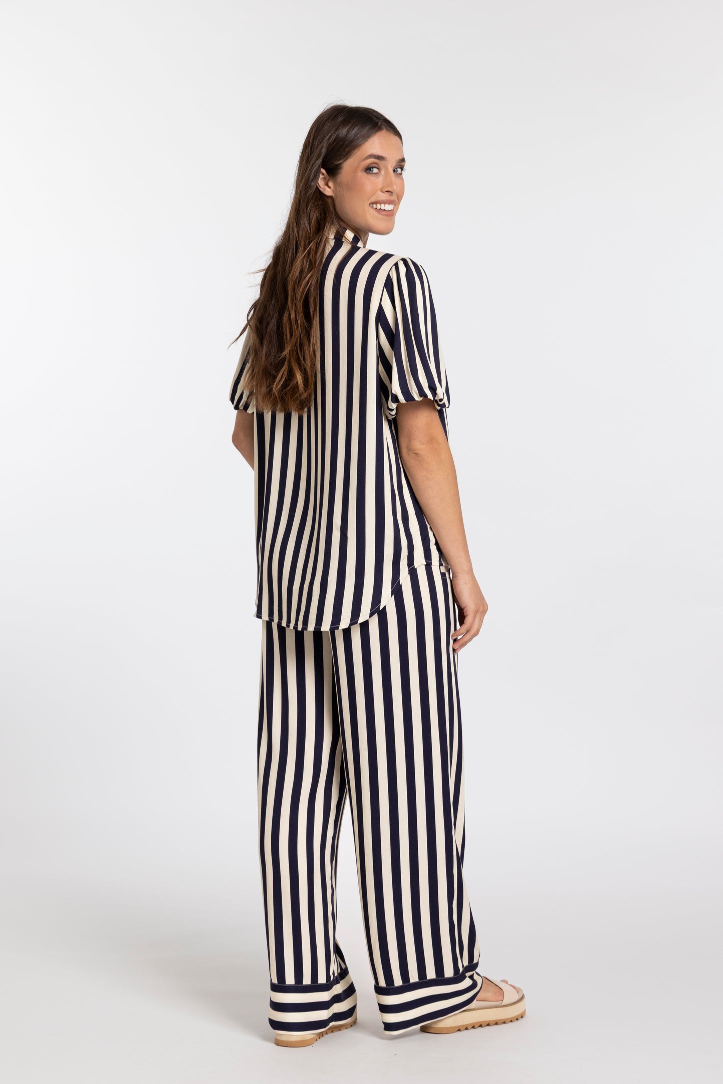 
                  
                    SUMMER SIENNA PANT-NAVY STRIPE
                  
                